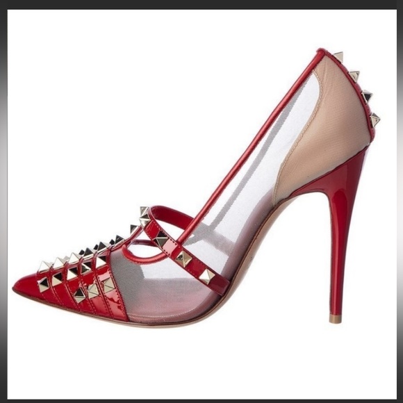 NWOB VALENTINO GARAVANI Rockstud Alcove Pump Heels Shoes - 36 - Picture 2 of 12